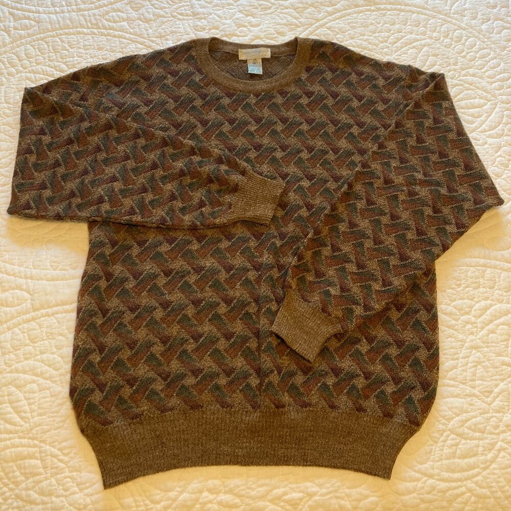 Tricots St. Raphael Medium Vintage 100% Merino Wool Sweater